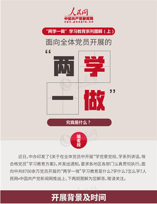 圖解：面向全體黨員開(kāi)展的“兩學(xué)一做”究竟是什么？