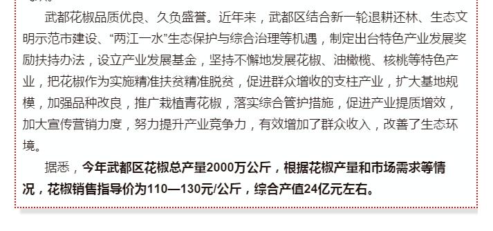 5.28億！一場盛會，武都花椒“火”了